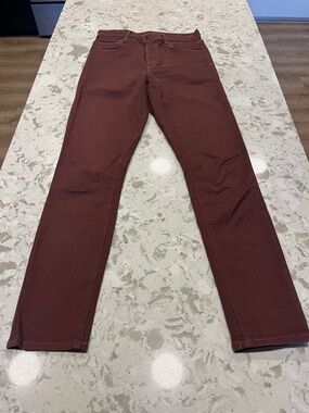 Citizens of Humanity Burgundy Skinny Jeans Woman's Size 27